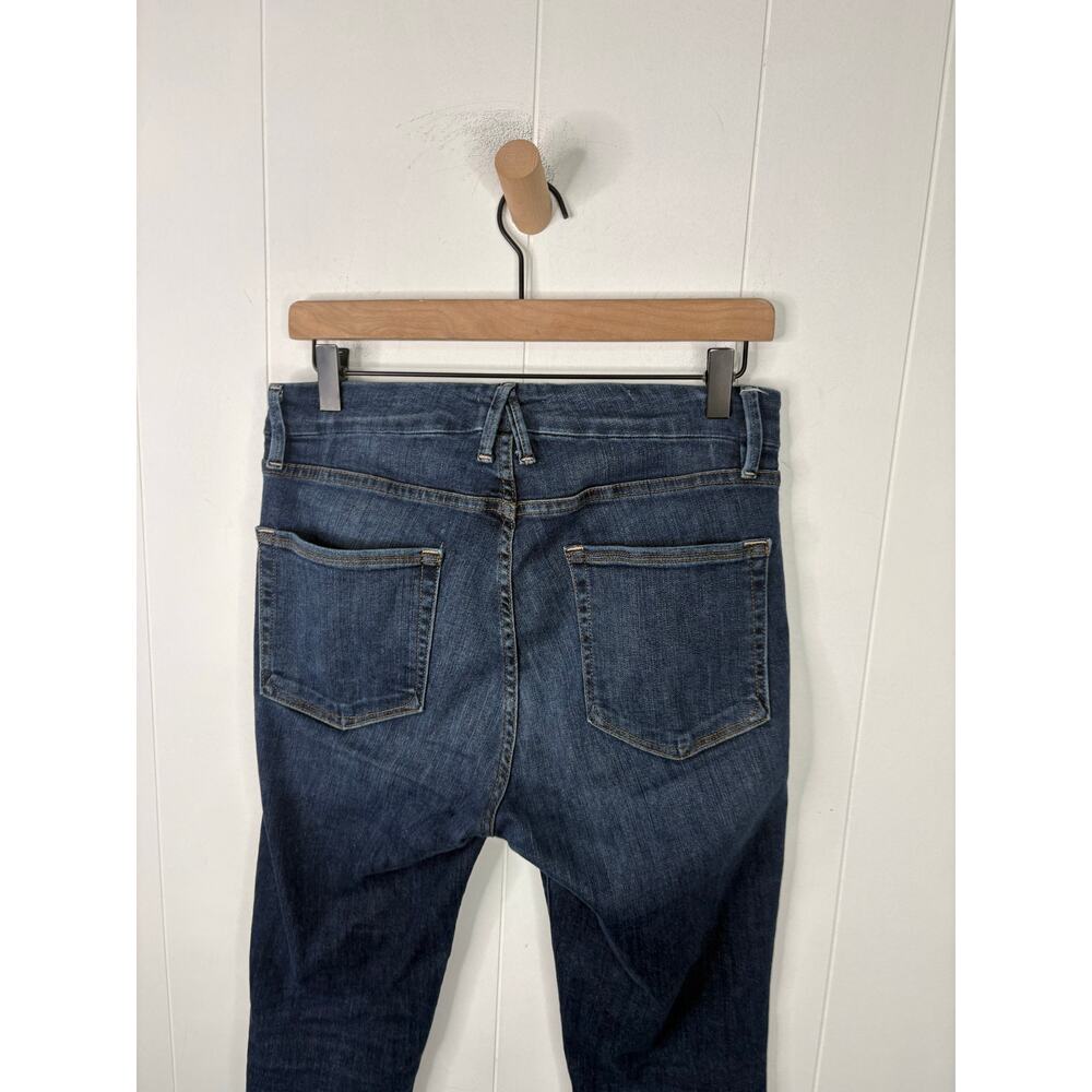 Good American Good Legs Skinny Jeans Size 8 Blue Mid Rise Tummy Technology - Picture 8 of 9